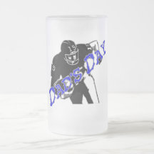 Taza helada fútbol del día de los papás