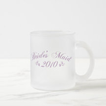 Taza helada púrpura de la criada 2010 de la novia 
