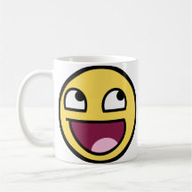 Taza impresionante de la cara