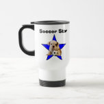Taza inglesa del perrito del dogo de la estrella d