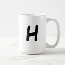 Taza inicial "H "