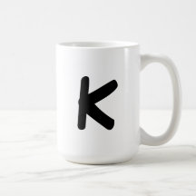 Taza inicial "K".
