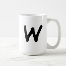 Taza inicial "W".