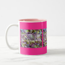Taza inspirada de los pétalos