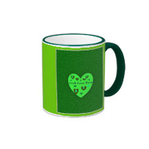 Taza irlandesa de la canción de amor