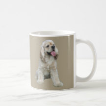 Taza irresistible de cocker spaniel