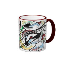 Taza Kandinsky-inspirada