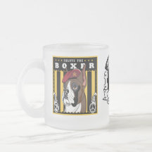 Taza linda del boxeador