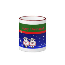 Taza linda del navidad