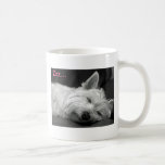 Taza linda del perro de Westie (montaña del oeste 