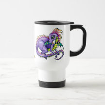 Taza linda del viaje del dragón del arco iris del 
