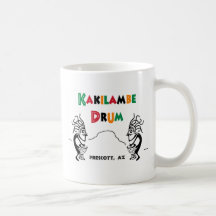 Taza - logotipo del tambor de Kakilambe