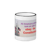 Taza - los políticos deben obedecer la constitució