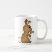 Taza maravillosa del día del conejito lindo