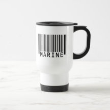 Taza marina del viaje del código de barras