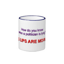Taza - mentira del político