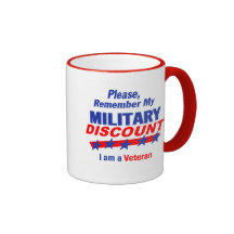 Taza MILITAR del DESCUENTO