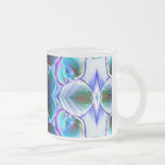 TAZA - modelo abstracto de la turquesa tazas