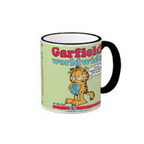 Taza mundial de Garfield tazas