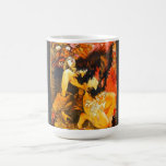 Taza negra del boda