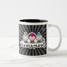 Taza negra del Enrrollado-Punky
