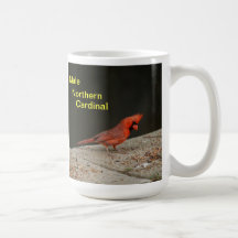 Taza o stein que muestra el varón y al cardenal de