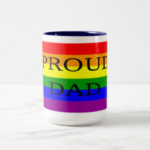 Taza orgullosa del tono del papá dos
