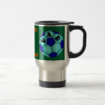 Taza orgullosa del viajero del papá del fútbol