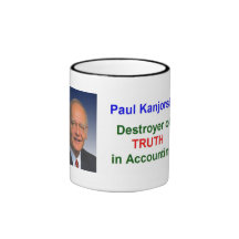 Taza - Paul Kanjorski - destructor de la VERDAD
