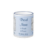 Taza personalizada bebé azul orgulloso de Nana nue