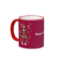 Taza personalizada de Martzkin de la galleta del n