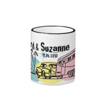 Taza personalizada enganchada retra del remolque a