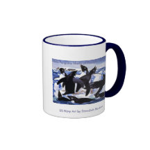 Taza/pingüinos de Adelie al norte de la isla de Fr