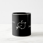 Taza - pizarra con el texto