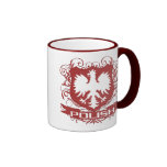 Taza polaca del escudo de Eagle