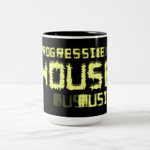 Taza progresiva de la música de la casa
