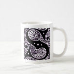 Taza púrpura de la mayúscula "S" -