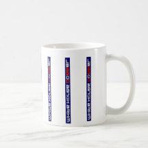 Taza rayada del expediente de la Casa Blanca