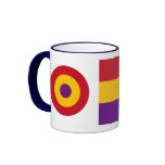 Taza republicana española de la fuerza aérea