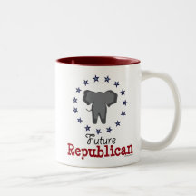 Taza republicana futura del elefante