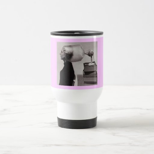 Taza retra 1960 del viaje del pelo
