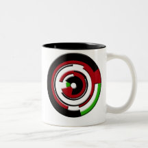 Taza retra del círculo