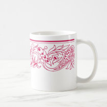 Taza roja prístina tazas