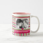 Taza romántica personalizada de la foto