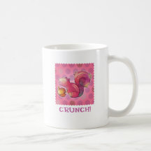 Taza rosada de la ardilla (manija derecha)