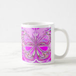 Taza rosada de la mariposa por M.Light
