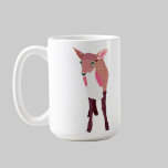 Taza rosada del cervatillo tazas
