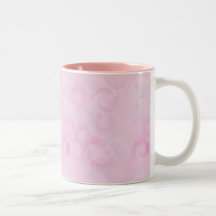 Taza rosada del remolino