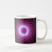 Taza rosada del remolino