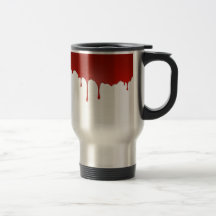 taza sangrienta del viaje